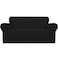 Easy-Going Stretch Loveseat Couch Covers Washable Black