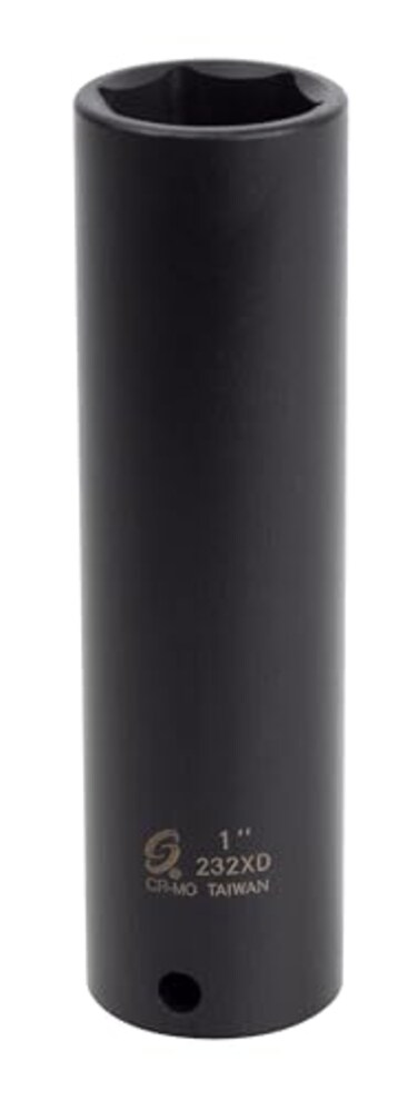 SUNEX TOOLS 232xd 1/2-Inch Drive 1-Inch Extra Deep Impact Socket