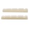 Musiclily Basic 38mm Flat Bottom Bone Slotted Bass Nut 38*3.5*5/4.5mm 2Pcs