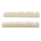 Musiclily Basic 38mm Flat Bottom Bone Slotted Bass Nut 38*3.5*5/4.5mm 2Pcs