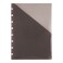 TUL Custom Note-Taking System Discbound Pocket Dividers, 5 1/2" x 8 1/2", Junior Size, Gray, Pack of 2