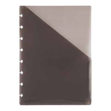 TUL Custom Note-Taking System Discbound Pocket Dividers, 5 1/2" x 8 1/2", Junior Size, Gray, Pack of 2