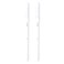 IPPINKA Sustee Aquameter, White, Medium, Set of 2 - Soil Moisture Meter for Potted Plants - Plant Water Sensor ,Refillable Style