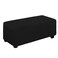 Easy-Going Stretch X-Large Rectangle Ottoman Cover Black