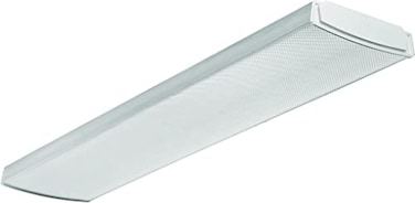 Lithonia Lighting 4' Low-Profile Curved Basket LED Wraparound Ceiling Light