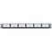 Panduit CPPL24WBLY Mini-Com 24-Port Modular Patch Panel, 1U, Black