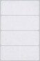MACO White Rectangular Multi-Purpose Labels, 4 x 1-1/2 Inches, 160 Per Box ,MS-6424