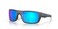 Oakley Mens OO9367 Drop Point Rectangular Sunglasses, Matte Dark Grey/Prizm Sapphire Iridium Polarized, 61 mm