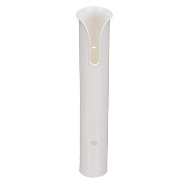 Seachoice Side Mount Rod Holder, Single, PVC, White