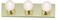 Nuvo Lighting SF77/188 Transitional Three Light Vanity in Brass-Polished/Cast finish