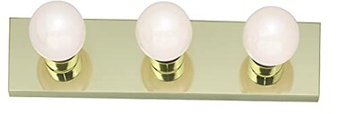 Nuvo Lighting SF77/188 Transitional Three Light Vanity in Brass-Polished/Cast finish