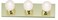 Nuvo Lighting SF77/188 Transitional Three Light Vanity in Brass-Polished/Cast finish