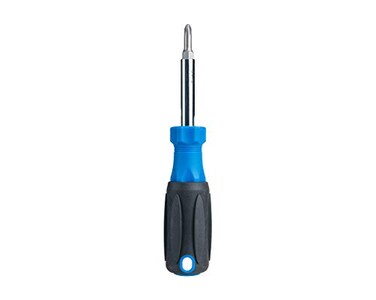 Jonard Tools SD-61 Multi-Bit 6-in-1 Screwdriver with Comfort Grip, 7 1/2" Length