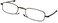 Foster Grant Men's Gideon Rectangular Reading Glasses,Black,48 mm/2.00