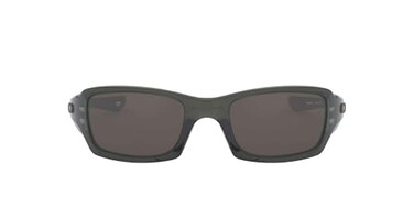 Oakley Sunglasses for Men - OO9238 Fives Squared Rectangular Sunglasses - Grey Smoke/Warm Grey - Size 54