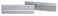 Westward Magnetic Jaw Cap, Aluminum, 5-1/2 in, PK2