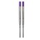 Monteverde Ballpoint Refill to Fit Sheaffer/Sailor, Medium, Purple, 2 Pack
