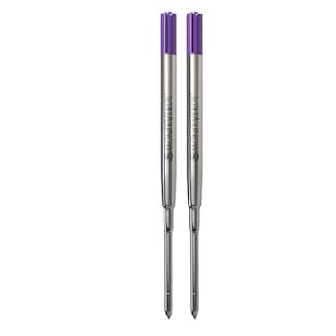 Monteverde Ballpoint Refill to Fit Sheaffer/Sailor, Medium, Purple, 2 Pack