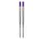 Monteverde Ballpoint Refill to Fit Sheaffer/Sailor, Medium, Purple, 2 Pack