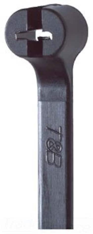 ThomasBetts TY23MX-A Cable Tie, Nylon, 18 lb., 4", Black ,Pack of 1000