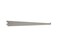 NAHANCO GA14 14" Tap-in Style Shelf Bracket for Universal Slotted Standards, Chrome