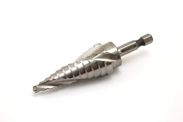 TEMO M35 Cobalt Spiral Step Drill Unibit Bit 3/16" -7/8" 12 Size 1/4" Shank