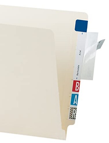 Tabbies58385 - PROTECTOR, TOP TAB FOLDER, 3 1/2 X 2, CLEAR