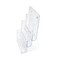 Deflecto Staples Tiered Document Holder, Clear Plastic, Multi-Level