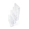 Deflecto Staples Tiered Document Holder, Clear Plastic, Multi-Level