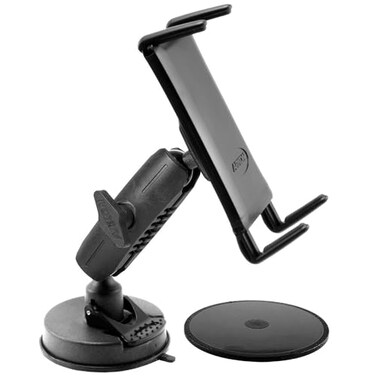 ARKON Mounts Slim-Grip Ultra Car Windshield Phone Mount, Holds Smartphones to Windshield or Dash, Includes Dashboard Mounting Pad, Adjustable Arm, Compatible with iPhone, Galaxy