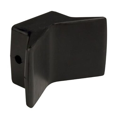 CE Smith-29550 Bow Stop 4"X4" 7" Span BLK RUB,Black