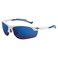 Crossfire Talos Protective Eyewear, White Frame, Blue Mirror Lens
