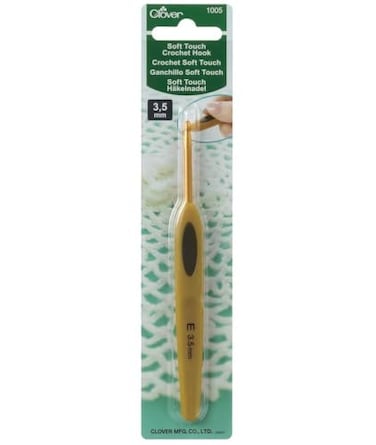 Clover Soft Touch Crochet Hook ,Aluminium
