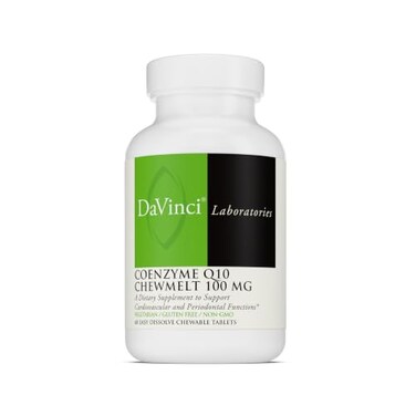 DAVINCI Labs Coenzyme Q10 Chewmelt 100mg, 60 Chewable Tablets