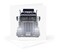 3dRose Black Semi Truck from Front 1 Greeting Card with envelope