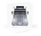 3dRose Black Semi Truck from Front 1 Greeting Card with envelope
