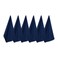 DII Basic Solid Dishtowel Collection Cotton Flat Woven, Small Set, 18x28, Nautical Blue, 6 Piece