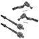 TRQ Inner and Outer Driver and Passenger Side Tie Rod Set 4 Piece