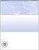 Compuchecks 100 Blank Check Stock, Check on Top - Blue Marble