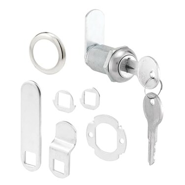 Prime-Line DrawerCabinet Lock, 1-1/8 in., Fits 13/16 in. Panels