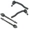 TRQ Inner and Outer Driver and Passenger Side Tie Rod Set 4 Piece