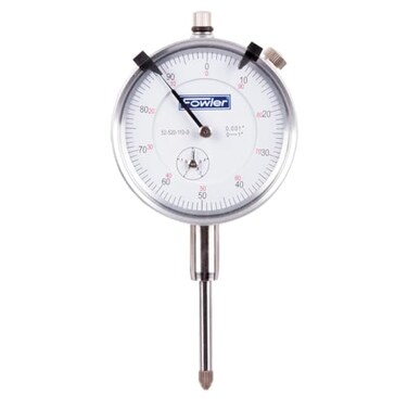 Fowler 52-520-110-0, Adg Dial Indicator With 0-1" Measuring Range