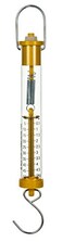 Eisco Labs Newton Force Meter Spring Scale - Max Capacity 50N, 5Kg, Dual Scale Labeled