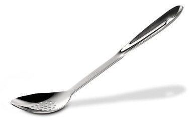 All-Clad Specialty Stainless Steel Kitchen Gadgets Slotted Spoon Kitchen Tools, Kitchen Hacks Silver