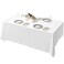 Surmente 90x132 Inch Tablecloth for 6 Foot Rectangle Tables