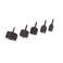 PSI Woodworking CJAM10C Expanding Jam Chuck Set, 5-Pieces