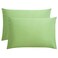 FLXXIE 2-Pack Microfiber Queen Pillow Cases, Envelope Closure, Sage Green