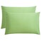 FLXXIE 2-Pack Microfiber Queen Pillow Cases, Envelope Closure, Sage Green
