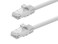 Monoprice Cat6 Ethernet Patch Cable - Snagless RJ45, 24AWG Stranded Pure Bare Copper Wire, 550Mhz, UTP, 3 Feet, White - Flexboot Series