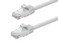 Monoprice Cat6 Ethernet Patch Cable - Snagless RJ45, 24AWG Stranded Pure Bare Copper Wire, 550Mhz, UTP, 3 Feet, White - Flexboot Series